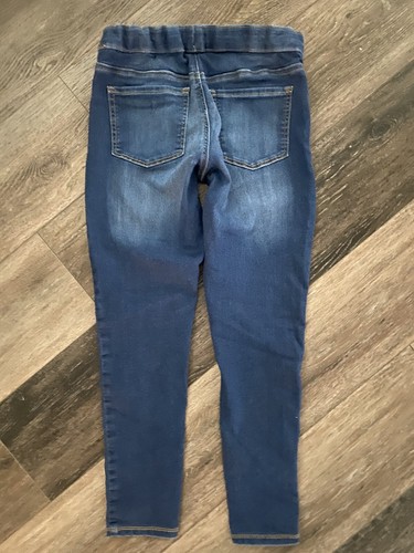 So Jegging Jeans Girls Size 12 Plus Blue Skinny Stretch Dark Denim - Picture 2 of 4