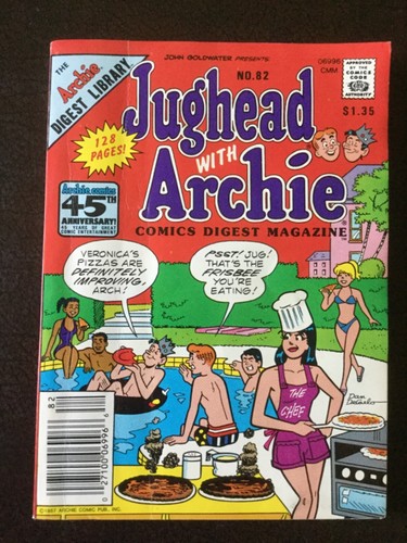 Jughead With Archie Comics Digest,1987,#82,83,84, 1990, #97,98 - Picture 6 of 7