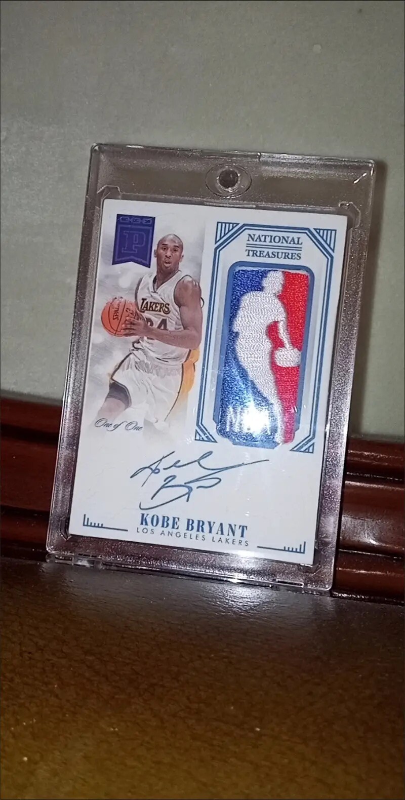National Treasures Logoman Kobe Bryant Autographs Signed Jersey Star Card view 7