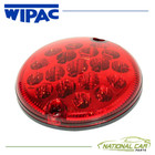 For Land Rover 90/110 Defender NAS 95mm Red LED Round Rear Fog Lamp Light