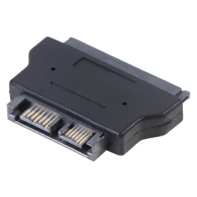 SATA 22Pin to 13Pin Slimline SATA Adapter 7+15 Serial Female to 7+6 Ma S~.$i