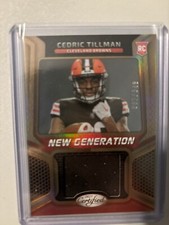 2023 Cedric Tillman Panini Certified Rookie Jersey Patch Mirror Bronze SP /349