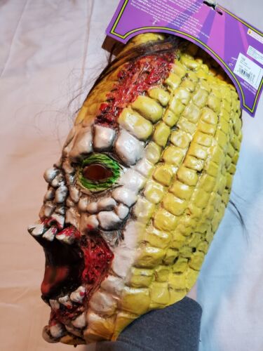 Evil Corn Mask Adult Halloween Latex Forum Masque 2015 Scary Horror Blood New - Picture 5 of 7
