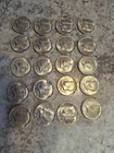 1968-D Kennedy Half Dollar Full Roll Un crculated - 20 Coins 40% Silver Nice Lot