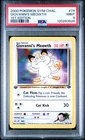 2000 Pokemon Gym Challenge 1st Edition Giovanni's Meowth #74 PSA 9 MINT