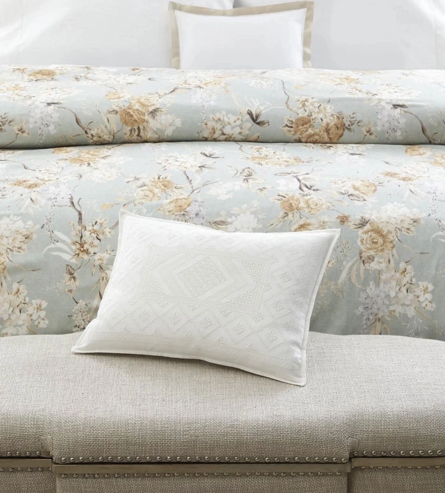 Ralph Lauren Lillian- Almohada Decorativa Elisabetta 15" x 20" $215 Crema Elegante Foto 4 de 4
