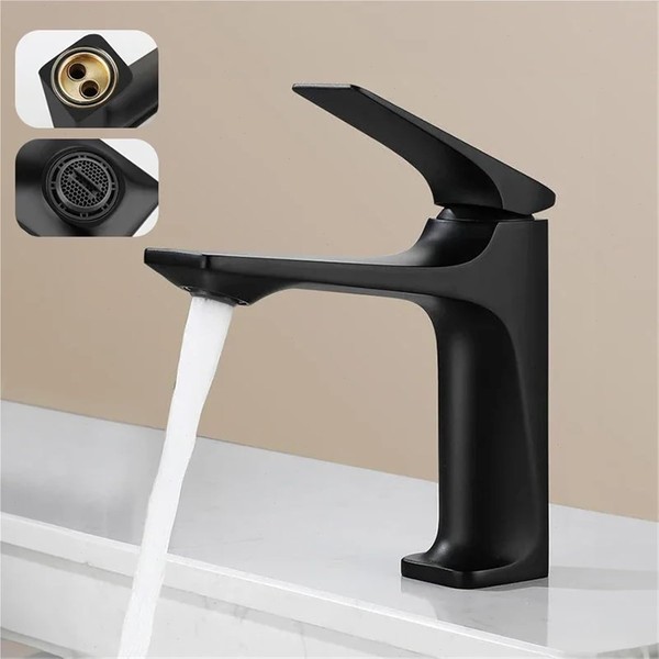 Bad Waschtischarmatur Badarmatur Wasserhahn Waschbecken Mischbatterie Hahn De-image