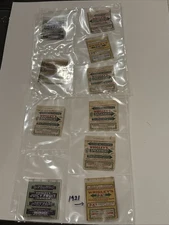 Vintage Early Wrigley‘s Wrigley Chewing Gum Wrappers, Lot Of 10