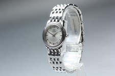 Vintage Omega De Ville Prestige Cal.1456 Silver 22mm Quartz Women's Watch JAPAN 3