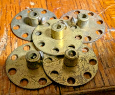 5 SMALL HUB A C Gilbert Erector SET PIERCED DISCS