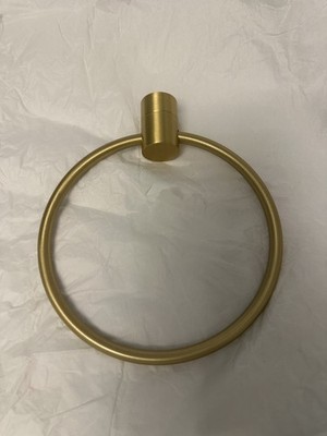 SAMUEL HEATH XENON HANDTUCHRING N5098 IN MESSING GEBÜRSTET