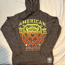 American Fighter Premium Men's Pullover Hoodie Graphic Logo . Buckle Exclusive