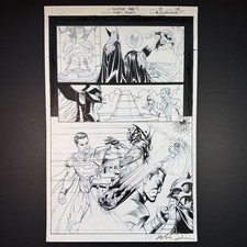 Injustice Gods Among Us Year 5 Original Comic Art BATMAN SUPERMAN Joker Miller