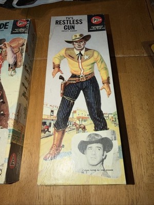 ORIGINAL PYRO TV'S RESTLESS GUN VINT BONNER MODEL KIT 277-98 COMPLETE UNBUILT