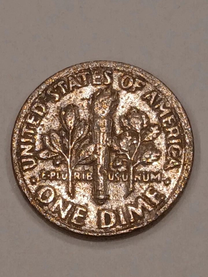 1997p Roosevelt Dime  Off Center - Image 3 of 4