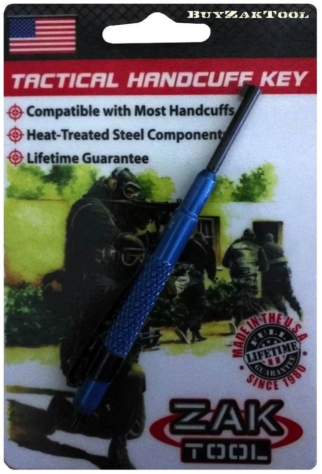 Llave Esposa Azul Zak ZT13 Ajuste Universal Luz Fuerte Hecha en EE. UU. 4 Pulgadas Foto 2 de 3