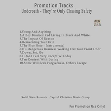 Rock/Emo.. White CD. Underoath - They're Only Chasing Safety