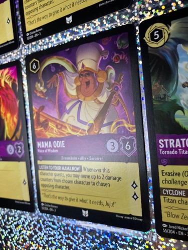 Lorcana Regular: 55/204 Stratos; 52/204 Mama Odie; 56/204 The Firebird - Picture 7 of 15