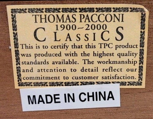 Thomas Pacconi Museum Series Christmas Ornaments (Set Of 3) In Wooden Box W/COA - Picture 21 of 24