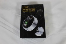 LivUp Smart Ring Health Tracker, Silver, Size 7