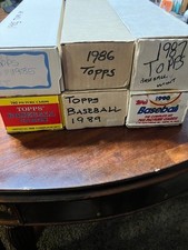 (1985 - 1990) 6 YEARS OF TOPPS BASEBALL CARDS COMPLETE SETS (NM). MY COLLECTION