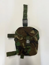 NEW SDS RACK Drop Leg Bag w/ Attaching Strap M81 Woodland Black Buckle Ranger