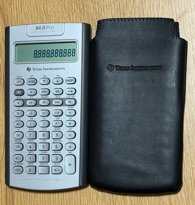 Texas Instruments BA II Plus Professional Calculator w/ Case