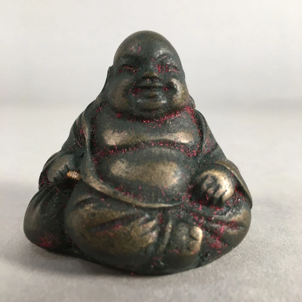 Juego de 6 estatuillas de hierro chino de colección monje budista estatua okimono de metal BD588 Foto 3 de 4