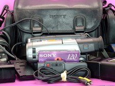 Sony Handycam CCD-TRV16 Vision Video8 Camera Bundle w/ Nightshot Tested Works