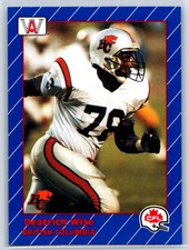 1991 All World CFL French Deatrich Wise British Columbia Lions #17