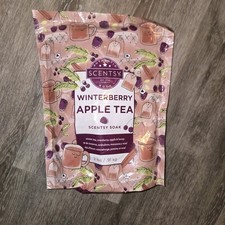 Scentsy Winterberry Apple Tea Scentsy Salt Soak 2 lb Bag New Sealed
