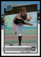 2020 Donruss Optic Carolina Blue and White #84 Ronald Bolanos RR - BB