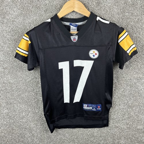Reebok Pittsburgh Steelers Youth Small (8) Football NFL Jersey Mike Wallace #17 - Picture 3 of 7