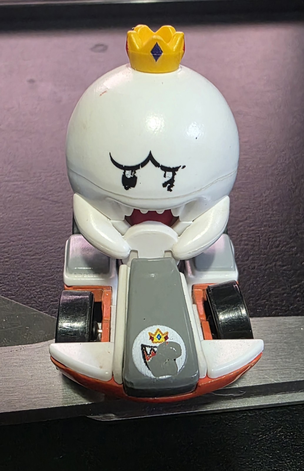 KING BOO 2018 Mario Kart Hot Wheels Rainbow Road Exclusive