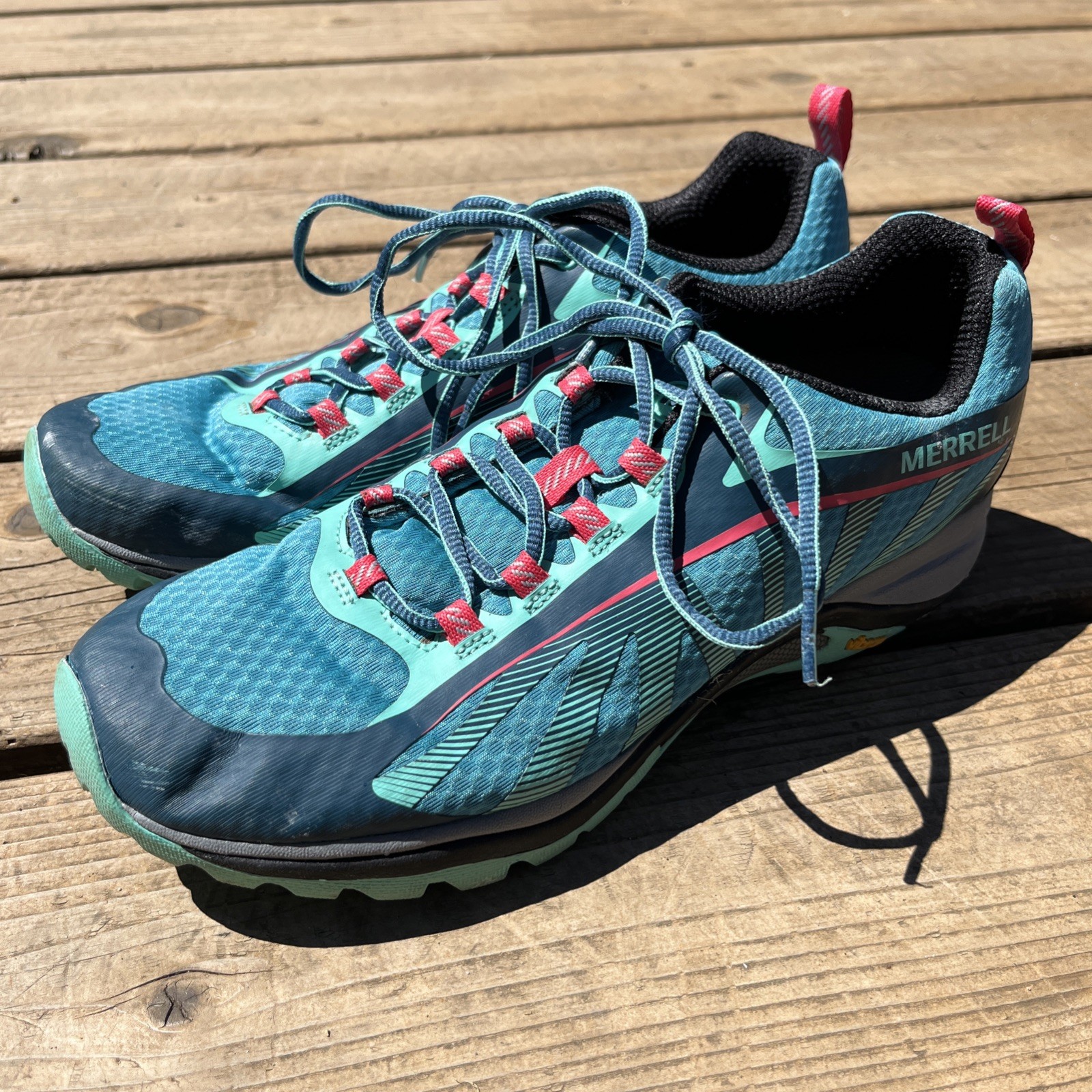 Merrell Siren Edge Blu Scarpe Donna Vibram Running Sneaker Taglia 10