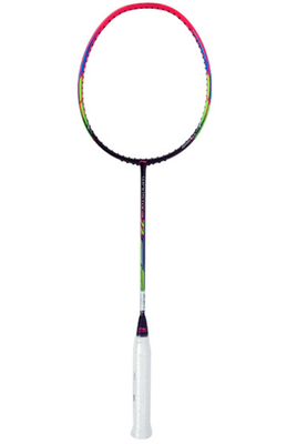 バドミントンLI-NING WindStorm 72 LI-NING Windstorm 72 Badminton Racket Racquet G6 6U(72g) Pink
