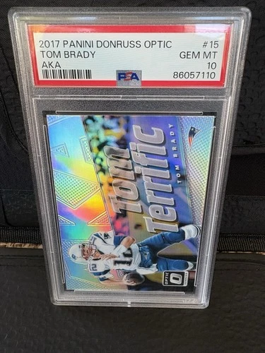 2017 Panini Donruss Optic Tom Brady PSA GEM MINT 10