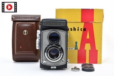 Grey Near MINT in Box  Case Yashica A 6x6 TLR Yashikor 80mm f3.5 TLR JAPAN