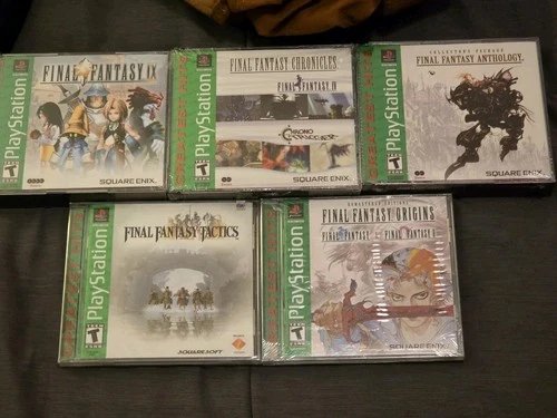 Final Fantasy PS1 Bundle ALL GAMES SEALED