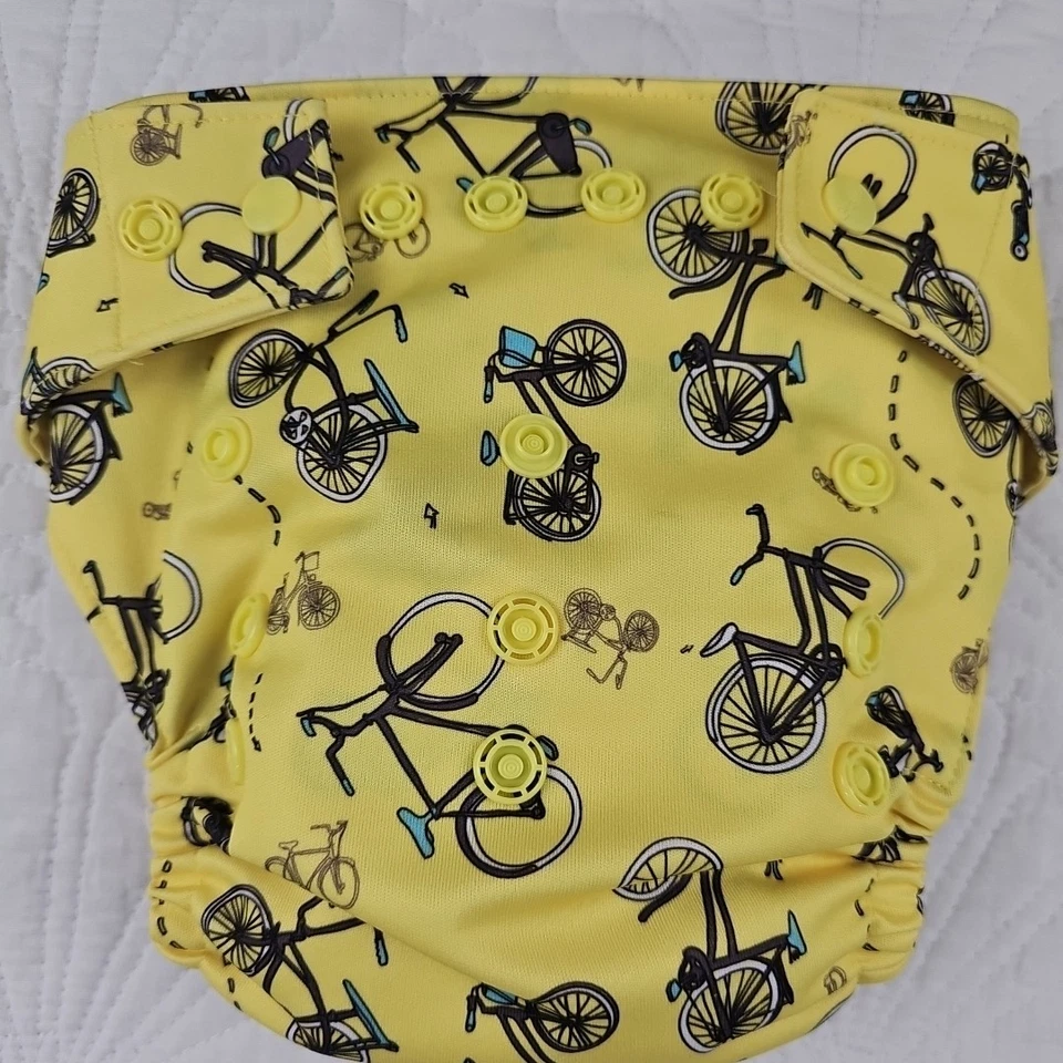 Carcasa híbrida Grovia + 1 forro estampado amarillo impermeable ajustable OS forro de tela Foto 2 de 4