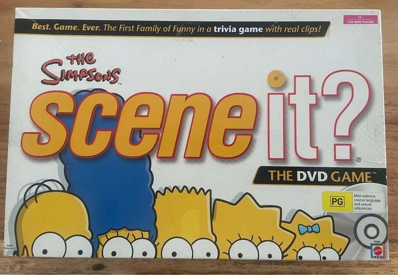 The Simpsons Scene It? DVD Board Game – Complete – Great Condition
