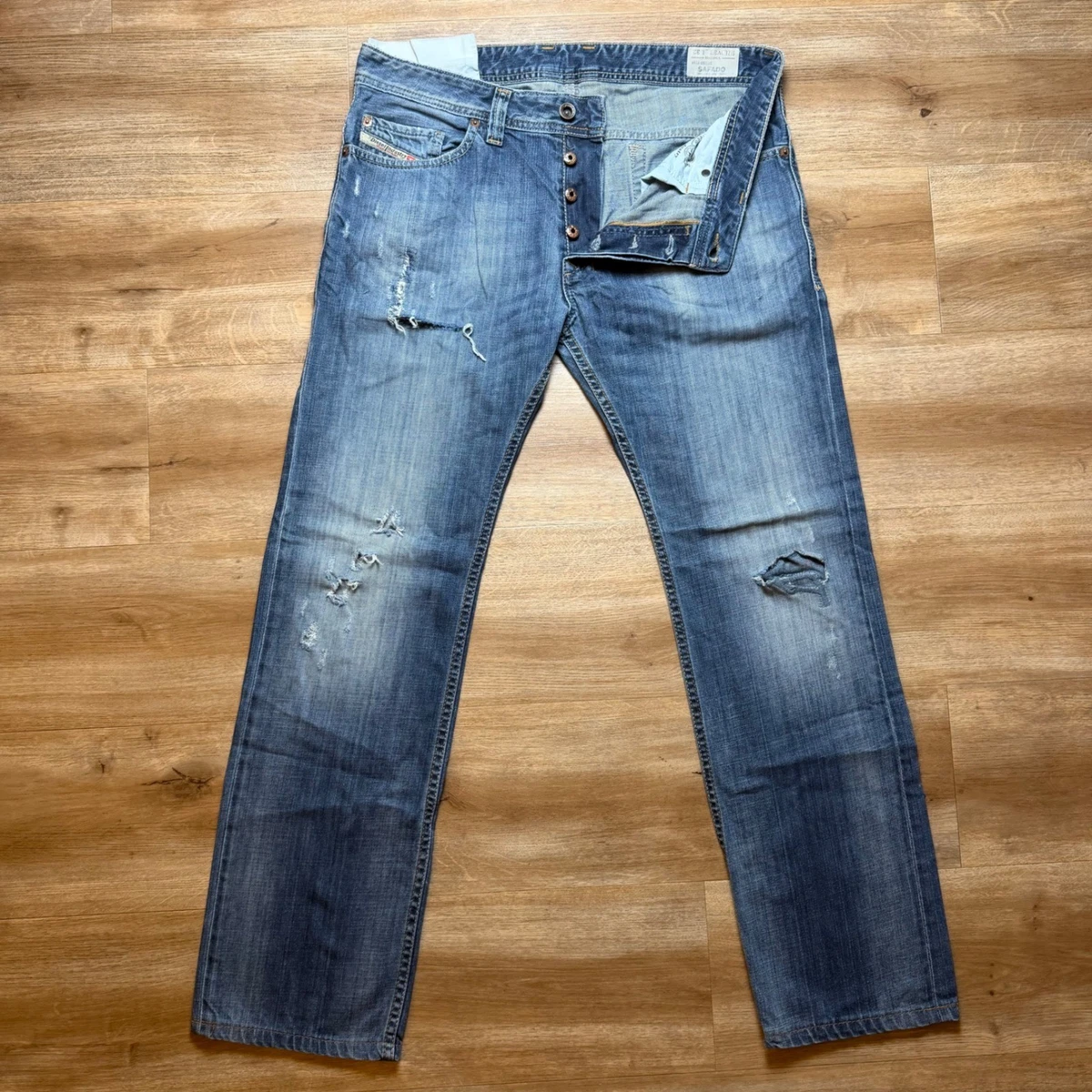 Diesel Safado Blue Jeans for Men for sale | eBay