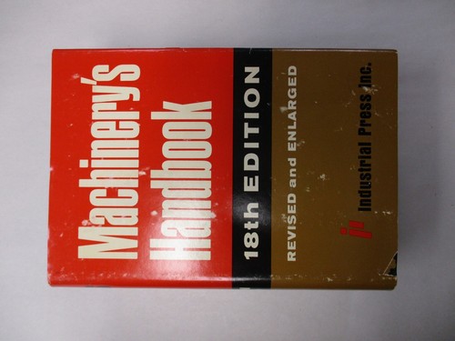Machinery's Handbook - Eighteenth Edition Vintage 1968 by Industrial Press NEW! - Picture 6 of 10