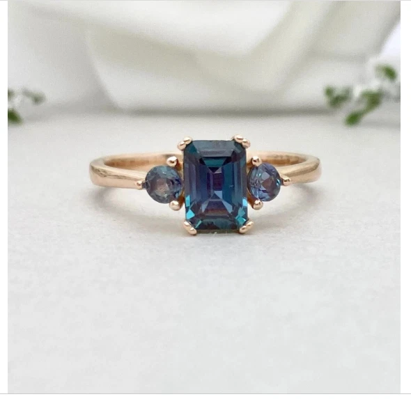 Natural russian hotsell alexandrite mens ring
