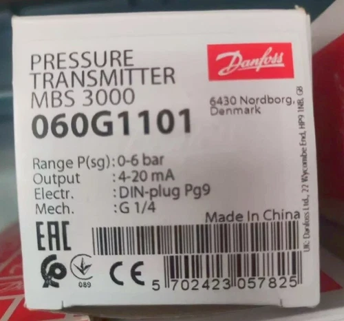 NEW DANFOSS MBS3000 060G1101 Pressure Transmitter - Picture 1 of 1