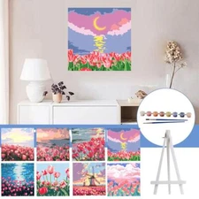 Digital Oil Painting Set—DIY Girl Gift Handmade Landscape Painting Decor D2P3
