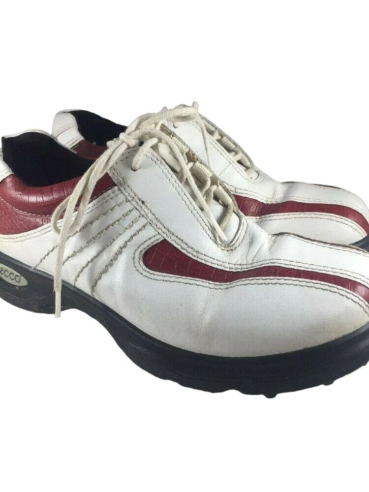 Vanding en afrikansk Ecco Womens Golf Shoes US Size 5 UK Size 36 White And Red Leather Bicycle  Toe | eBay