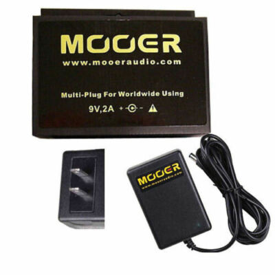 MOOER PDNW-9V2A-MP 9-Volt AC Adapter for Micro Preamp/Oceanmachine etc.New