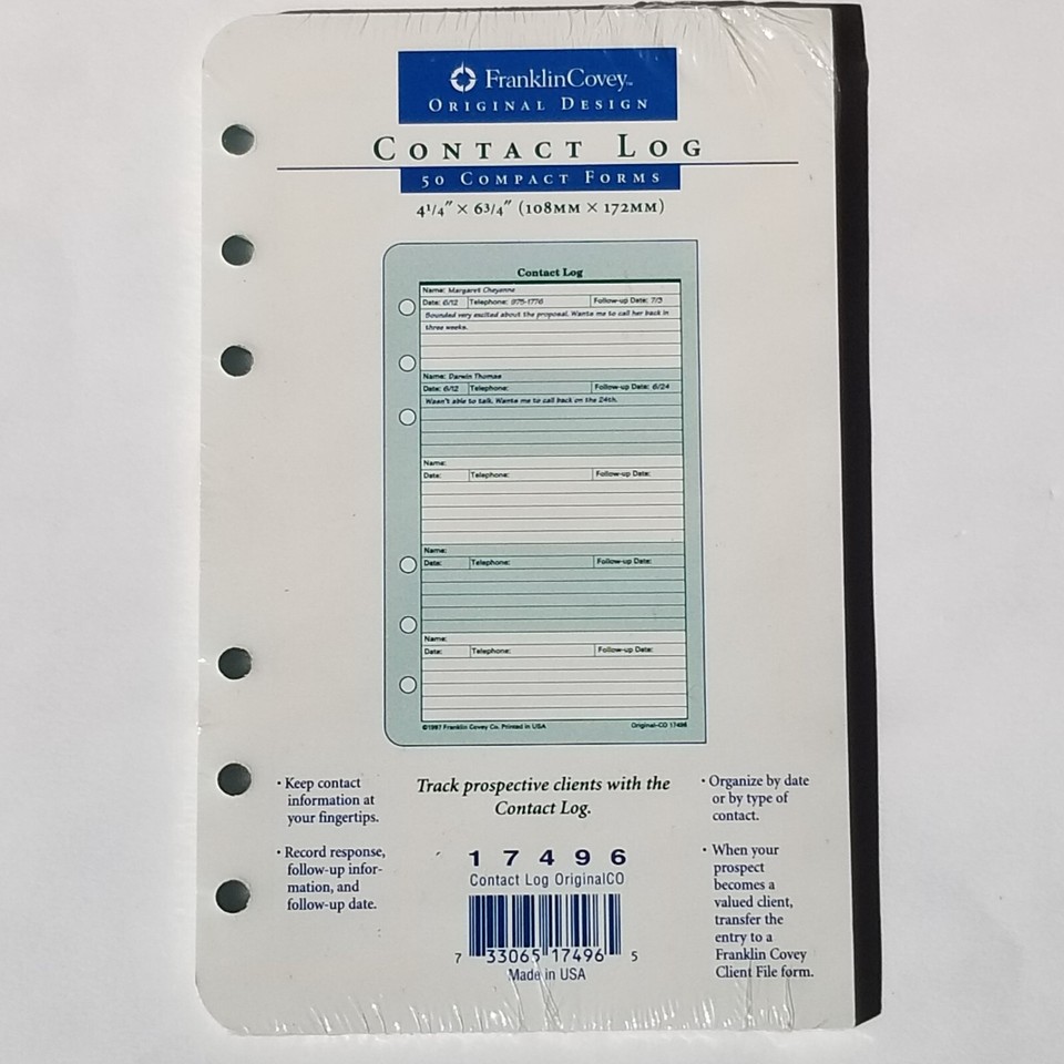 Franklin Covey Refills Inserts CHOOSE Lined Pages Envelopes Client Log Franklin covey refills inserts choose lined pages envelopes client log