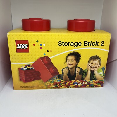 LEGO STORAGE BRICK Red STORAGE BOX KIDS TOYS